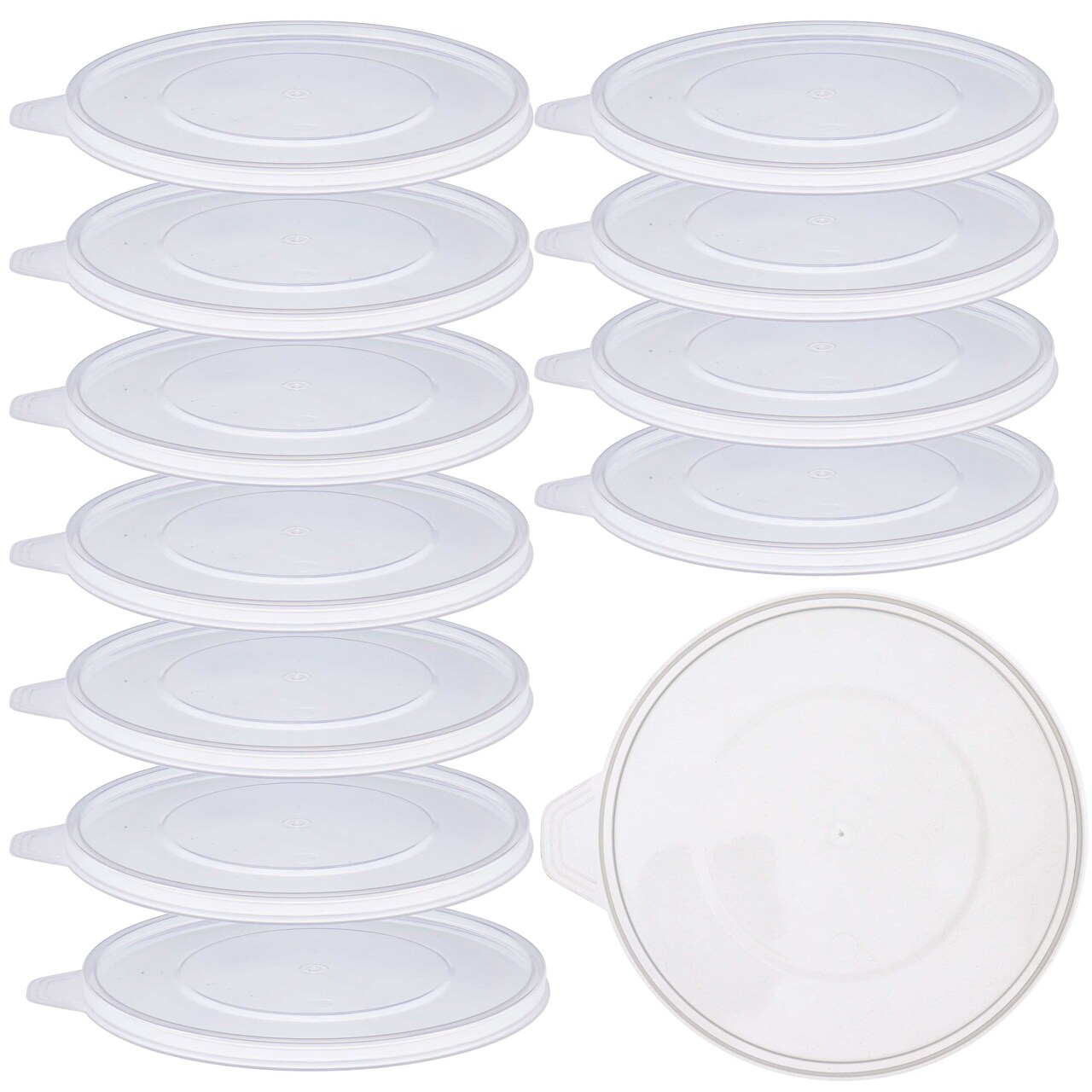 Pouring Masters 12-Pack Mixing Cup Lids for 64 Oz (2000ml) Graduated Plastic Measuring Cup Lids - Storage Seal Top for Pouring Masters Automotive Paint Mixing Cups, Epoxy Resin, Art Supplies